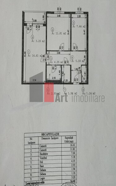 Margeanului, Rahova, apartament cu doua camere de vanzare, cu centrala.